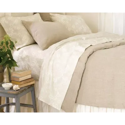Stone Washed Linen Natural Bedding